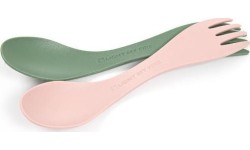 Zestaw widelców i łyżek Light My Fire, 2 sztuki, różowy i zielony
