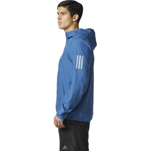Adidas Striukė Response Hooded Wind Jacket Blue