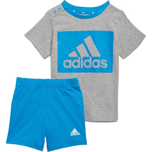 Zestaw sportowy dziecięcy Adidas I Bl T Set Grey Blue H65822
