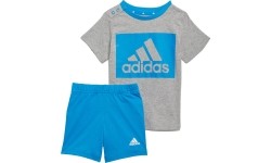 Zestaw sportowy dziecięcy Adidas I Bl T Set Grey Blue H65822