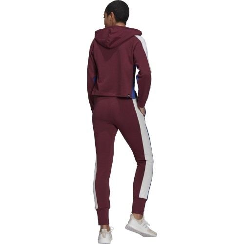 Dres damski Adidas W TS Big Logo Burgundy H48550