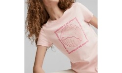 Bluzka damska Puma Graphics She Move różowa 674451 66