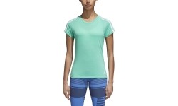 Koszulka damska Adidas Ess 3S Slim Tee Green CF8835