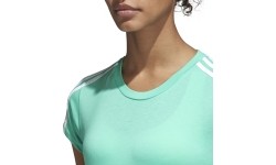 Koszulka damska Adidas Ess 3S Slim Tee Green CF8835