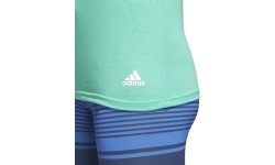 Koszulka damska Adidas Ess 3S Slim Tee Green CF8835