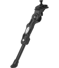 Atraminė kojelė FORCE E-bike 24-28" tvirtinama centre, reguliuojama (aliuminė, juoda)