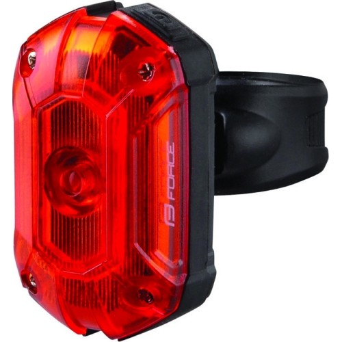 Lampka tylna FORCE Ruby2 25L, 1 LED USB