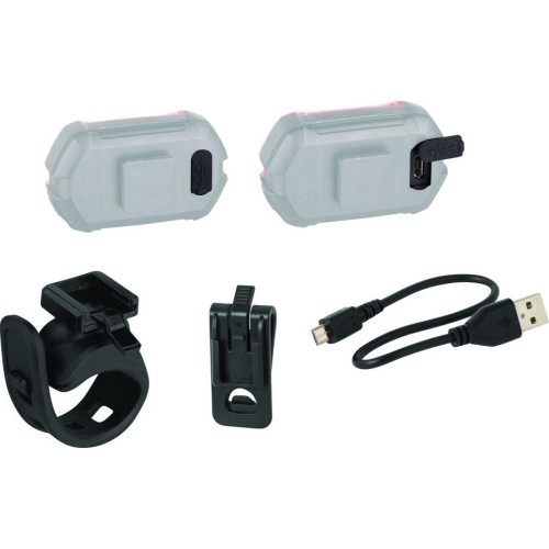 Lampka tylna FORCE Ruby2 25L, 1 LED USB