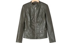 Glo Story Dirbtinės Odos Striukė Moterims Green