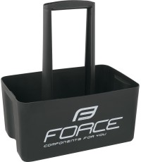 Uchwyt FORCE na 6 bidonów (plastikowy, czarny)