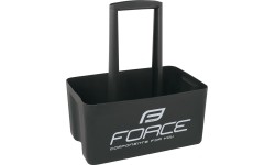 Uchwyt FORCE na 6 bidonów (plastikowy, czarny)