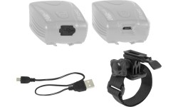 Lampka przednia FORCE Stream 400LM USB