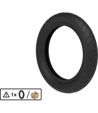 Opona 12.5x2.25-8 slick czarna