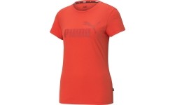 Koszulka damska Puma Ess Logo Tee, czerwona