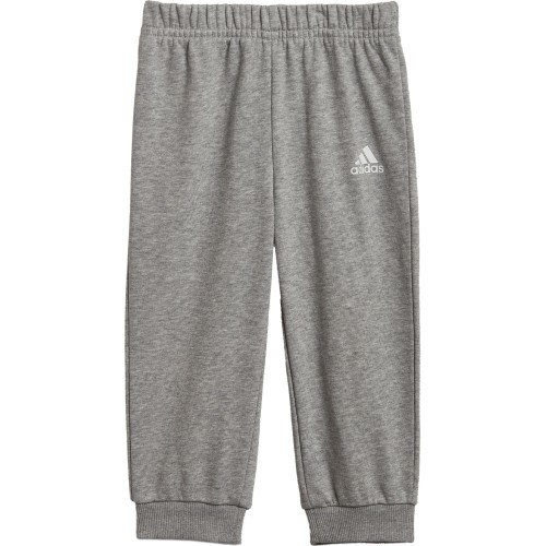 Dziecięcy dres Adidas I Lin Ft Jog szaro-niebieski HF1910