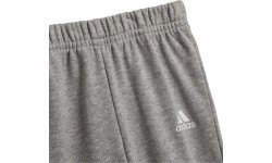 Dziecięcy dres Adidas I Lin Ft Jog szaro-niebieski HF1910