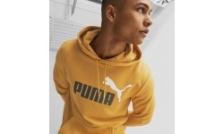 Bluza męska Puma Ess+ 2 Col Big Logo Yellow 586765 30