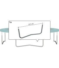Noga W do trampoliny Favorit 270 (107 cm)