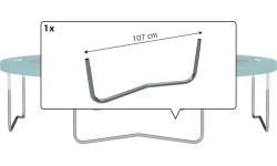 Noga W do trampoliny Favorit 270 (107 cm)