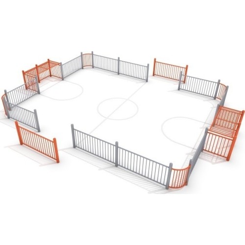 Ogrodzenie boiska do piłki nożnej Inter-Play 4 (9x7 m)