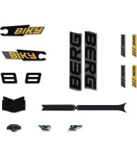 Rowery - Zestaw naklejek Cross Grey Hamulec ręczny