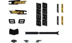 Rowery - Zestaw naklejek Cross Grey Hamulec ręczny