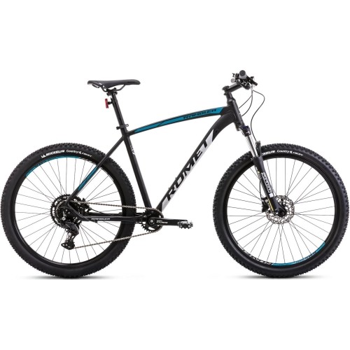 Dviratis Romet Rambler R7.3 CS 2024 czarno-turkusowo-srebrny