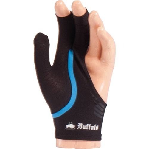 Dwustronna rękawica basenowa Buffalo, czarna/niebieska, rozmiar XL