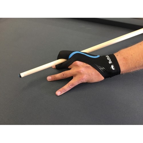 Dwustronna rękawica basenowa Buffalo, czarna/niebieska, rozmiar XL