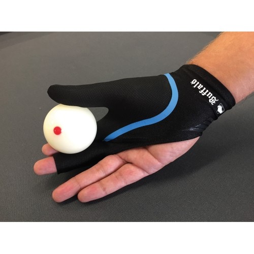 Dwustronna rękawica basenowa Buffalo, czarna/niebieska, rozmiar XL