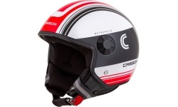 Kask motocyklowy Cassida Handy Metropolis czarny/biały/czerwony
