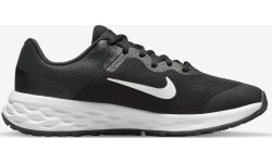 Nike Avalynė Paaugliams Revolution 6 Nn Black White DD1096 0013