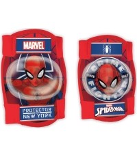 Vaikiškos apsaugos keliams ir alkūnėms SPIDERMAN (raudonos)