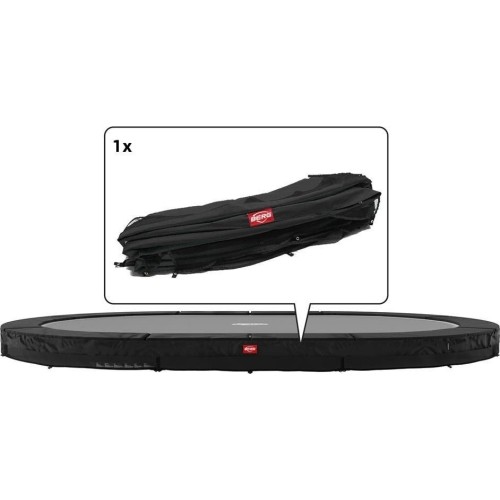 Osłona sprężyn do trampoliny Grand Champion InGround 520, czarna (27 cm)