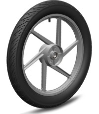 Koło 6-ramienne szare 2,75x17 lewe