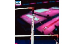Poręcze asymetryczne turniejowe RIO – standardowa linka, uchwyt z włókna naturalnego, atest FIG