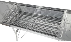 Składany grill węglowy IGRANE, 30x60 cm