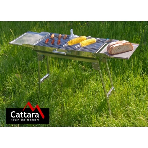 Składany grill węglowy IGRANE, 30x60 cm