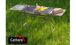 Składany grill węglowy IGRANE, 30x60 cm