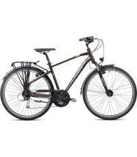 Dviratis Romet Wagant 7 2024 ciemny brązowo-szary