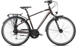 Dviratis Romet Wagant 7 2024 ciemny brązowo-szary