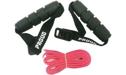 Guma oporowa treningowa Esdpander do ćwiczeń PROUD - Czerwona, Mały opór