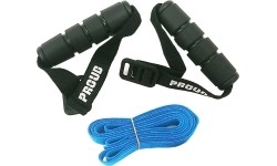 Guma oporowa treningowa Esdpander do ćwiczeń PROUD - Czerwona, Mały opór