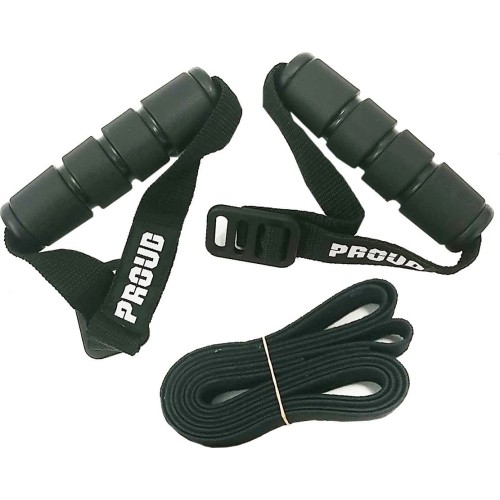 Guma oporowa treningowa Esdpander do ćwiczeń PROUD - Czerwona, Mały opór