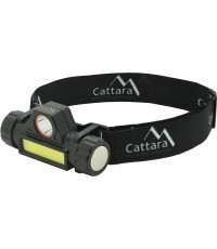 Latarka czołowa Cattara, 120 lm, ładowalna