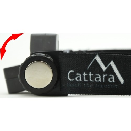 Latarka czołowa Cattara, 120 lm, ładowalna
