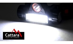Latarka czołowa Cattara, 120 lm, ładowalna