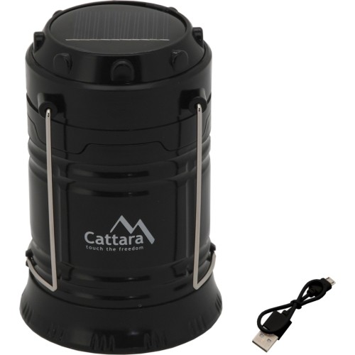 Wpuszczana lampa kempingowa LED Cattara 20 / 60 lm, ładowana