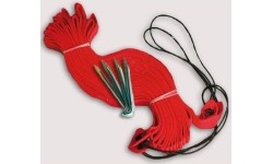 Linie znaczące boisko do siatkówki plażowej Pokorny Site Econom - z mocowaniem, 18x9 m, czerwone