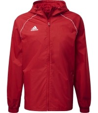 Kurtka męska Adidas Core 18 Rain Jacket, czerwona CV3695